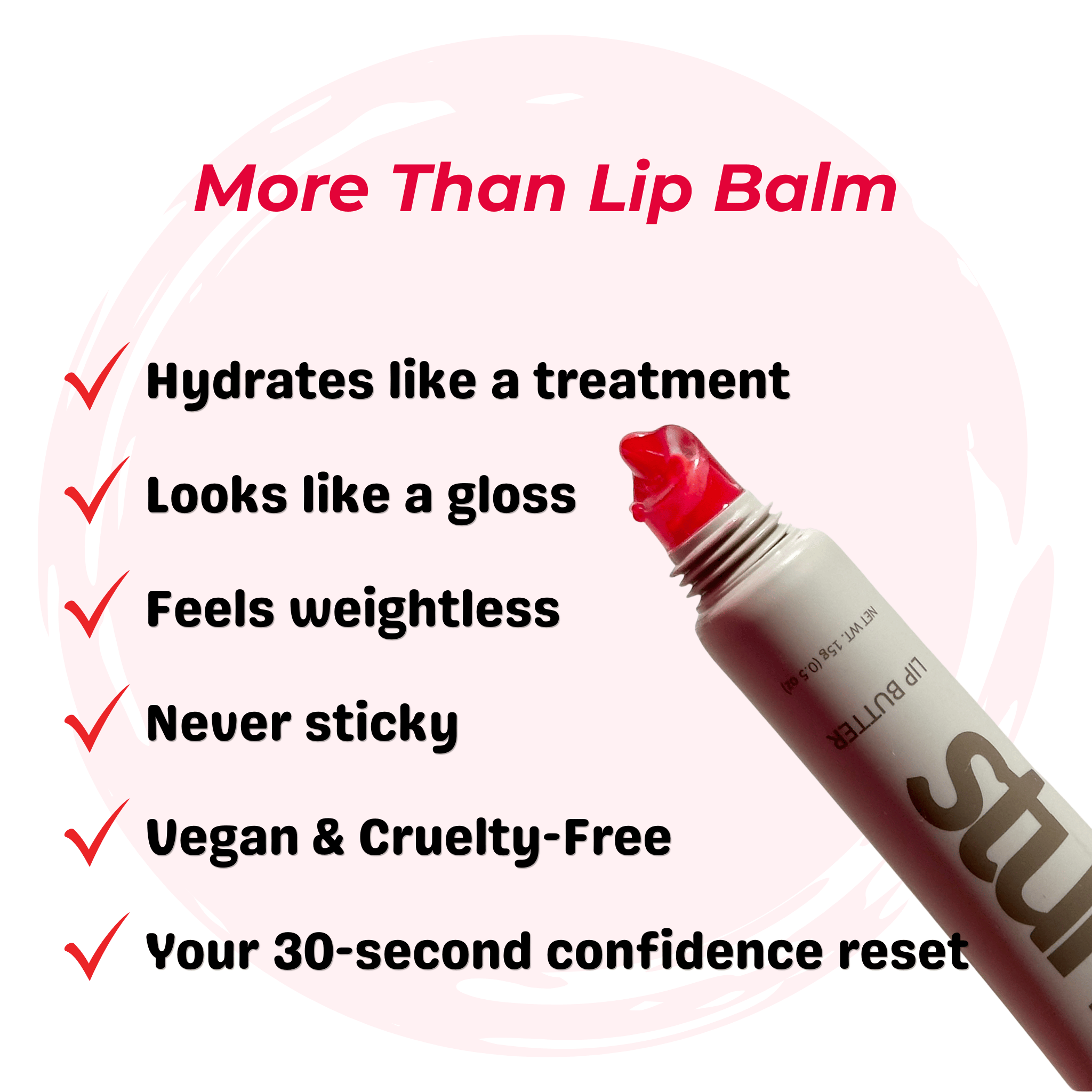 A cosmetic tube labeled &